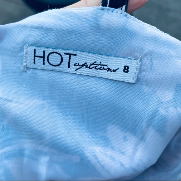 HOT OPTIONS by Target Black White Floral Dress Size 8 Casual Party Event - Picture 7 of 7